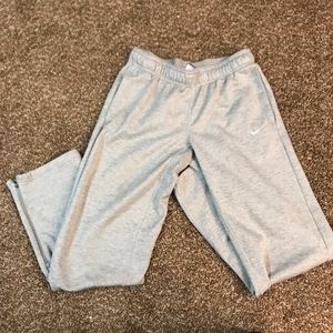 Gray Nike sweats